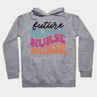 Wavy Future Nurse Nursing Nurses Hoodie